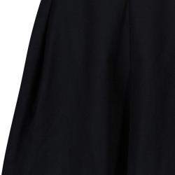 Miu Miu Black Pleated Wool Mini Skirt S