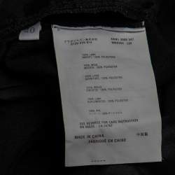 Pre Owned توب ميو ميو تريكو صوف أسود بأكمام طويلة مقاس صغير - سمول