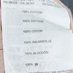 Pre Owned تنورة ميو ميو أحمر ووردي فاتح ملفوفة مزينة بألواح مخرمة مقاس متوسط - ميديوم