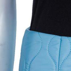 Miu Miu Powder Blue Quilted Mini Skirt  S