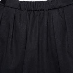 Miu Miu Black Cotton Elasticized Waist Skirt S