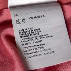 Miu Miu Pink Crepe Scalloped Cady Mini Skirt XS