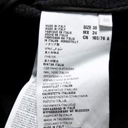 Miu Miu Grey Wool Long Sleeve Flared Jacket S