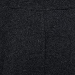 Miu Miu Grey Wool Long Sleeve Flared Jacket S