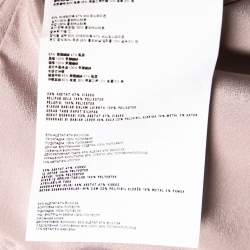 Miu Miu Nude Pink Crepe Embellished Collar Detail Jacket M