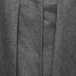 Miu Miu Dark Grey Wool Neck Tie Blazer M 