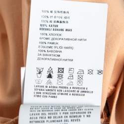 Miu Miu Orange Alice in Wonderland Print Oversized T-Shirt M