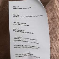 Miu Miu Blush Pink Wool Tie Back Sweater Top S