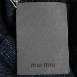 Miu Miu Blue Denim Slim Fit Jeans M Waist 34"