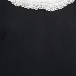 Miu Miu Monochrome Crepe Sleeveless Top XS