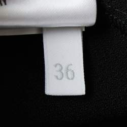 Miu Miu Monochrome Crepe Sleeveless Top XS