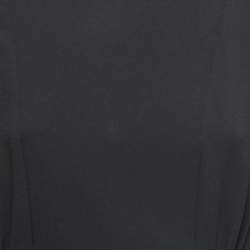 Miu Miu Black Crepe Sleeveless Flared Short Dress M