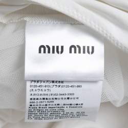 Miu Miu White Tulle Ballerina Midi Dress S