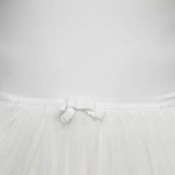 Miu Miu White Tulle Ballerina Midi Dress S