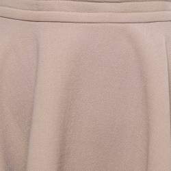Miu Miu Beige Wool Flared Mini Skirt S