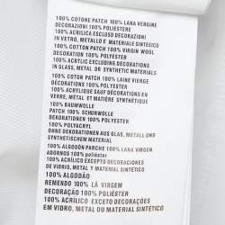 Miu Miu White Synthetic Crew Neck Short Sleeve T-Shirt M