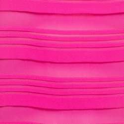 Miu Miu Pink Silk Embellished Pleated Top S