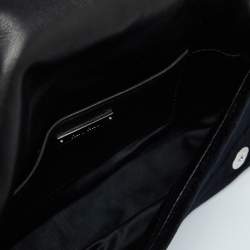 Pre Owned Miu Miu Black Velvet Embellished Starlight Shoulder Bag