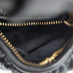 Miu Miu Black Nappa Matelasse Mini Wander Hobo 