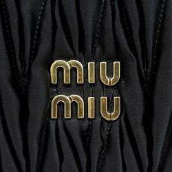 Miu Miu Wander Matrace Satin Mini Hobo Bag