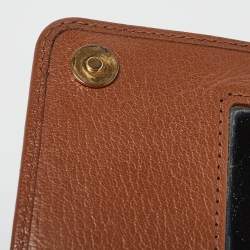 Pre Owned Miu Miu Brown Leather Studded Wallet on Chain