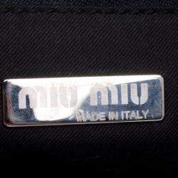 Miu Miu Black Patent Leather Tote