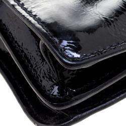 Miu Miu Black Patent Leather Tote