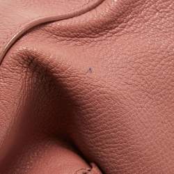 Miu Miu Old Rose Madras Leather Satchel