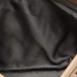 Miu Miu Blush Pink Matelassé Leather Frame Clutch