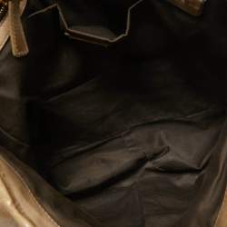 Miu Miu Light Green Matelassé Leather Coffer Hobo