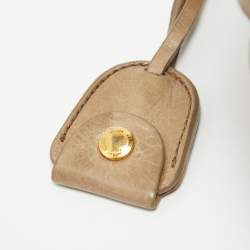 Miu Miu Light Green Matelassé Leather Coffer Hobo