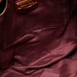 Miu Miu Rust Red Leather Bow Tote