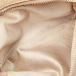 Miu Miu Beige Matelassé Leather Double Zip Camera Crossbody Bag