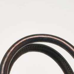 Miu Miu Black Leather Fold Over Shoulder Bag