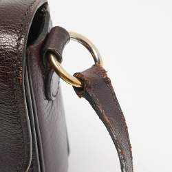 Miu Miu Two Tone Purple Leather Madras Top Handle Bag