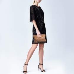 Miu Miu Dusty Pink Leather Studded Frame Clutch