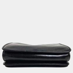Miu Miu Black Leather Chain Shoulder Bag