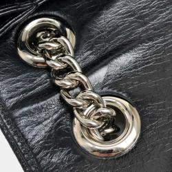 Miu Miu Black Leather Chain Shoulder Bag