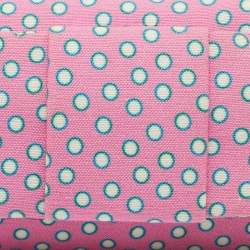 Miu Miu Pink Polka Fabric Bow Clutch