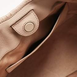 Miu Miu Beige Matelasse Leather Shoulder Bag
