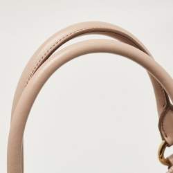 Miu Miu Beige Matelasse Leather Shoulder Bag