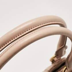 Miu Miu Beige Matelasse Leather Shoulder Bag