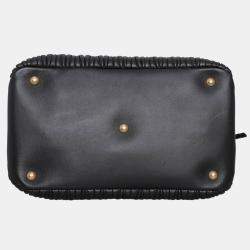 Miu Miu Black Leather Tote Bag