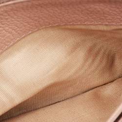 Miu Miu Pink Leather Zip Card Holder