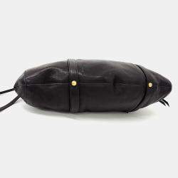 Miu Miu Black Nappa Leather Shoulder Bag