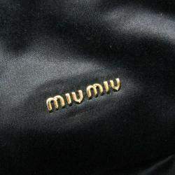 Miu Miu White Mouton Tote Bag