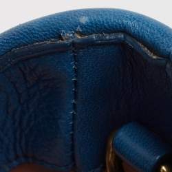 Miu Miu Blue Matelassé Leather Satchel