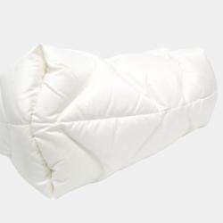 Miu Miu White Nylon Quilting Shoulder Bag