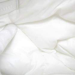Miu Miu White Nylon Quilting Shoulder Bag