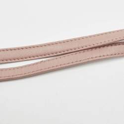 Miu Miu Pink Matelassé Leather Cylinder Bag